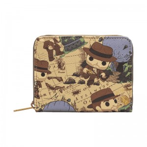 Accessoires Funko POP Indiana Jones + Indiana Jones and the Raiders of the Lost Ark Zip Around Wallet | UAE852761