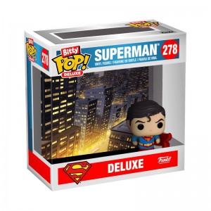 DC Comics Funko POP DC Comics + Bitty Pop! Deluxe Superman (Cityscape) | UAE855695
