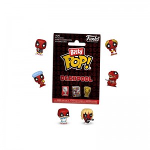 Deadpool Funko POP Marvel + Bitty Pop! Singles Deadpool 12-Pack Polybag | UAE855809