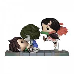 Demon Slayer Funko POP Demon Slayer + Pop! Moment Tanjiro & Nezuko vs. Temple Demon | UAE855840