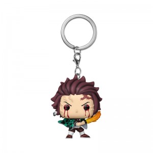 Demon Slayer Funko POP Demon Slayer + Pop! Keychain Tanjiro Kamado (Sun Breathing) | UAE855868