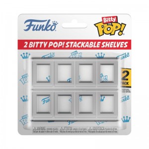 Funko Gear Funko POP Funko + Bitty Pop! Stackable Shelves 2-Pack | UAE852814