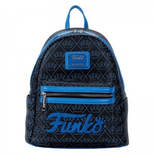 Funko Gear Funko POP Funko + Funko Logo Black Mini Backpack | UAE852817