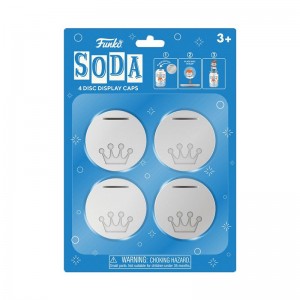 Funko Gear Funko POP Funko + SODA Disc Display Caps - 4-Pack | UAE852815