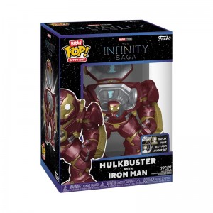 Marvel Funko POP Marvel + Bitty Pop! Bitty Bot Hulkbuster with Iron Man | UAE856919