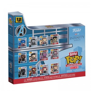 Marvel Funko POP Marvel + Bitty Pop! Collector Pack Avengers The Infinity Saga 12-Pack | UAE856927