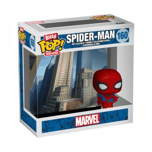 Marvel Funko POP Marvel + Bitty Pop! Deluxe Spider-Man (Cityscape) | UAE856971