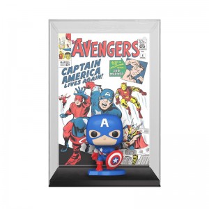 Marvel Funko POP Marvel + Pop! Comic Covers Captain America | UAE857079