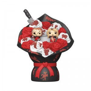 Mini Figures Funko POP Bride of Chucky + Bitty Pop! Bouquet Chucky & Tiffany (Valentine) | UAE852840
