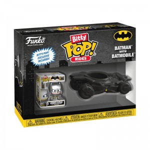 Mini Figures Funko POP DC Comics + Bitty Pop! Rides Batman with Batmobile | UAE852888