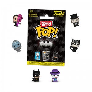 Mini Figures Funko POP DC Comics + Bitty Pop! Singles Batman 85th Anniversary 12-Pack Polybag | UAE852990