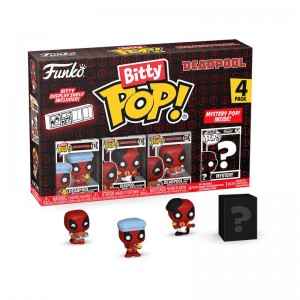 Mini Figures Funko POP Marvel + Bitty Pop! Deadpool 4-Pack Series 2 | UAE852908