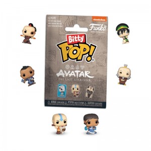 Mini Figures Funko POP Nickelodeon + Bitty Pop! Singles Avatar The Last Airbender 12-Pack Polybag | UAE852866