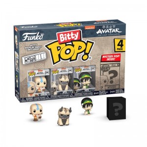 Mini Figures Funko POP Nickelodeon + Bitty Pop! Avatar The Last Airbender 4-Pack Series 1 | UAE852903