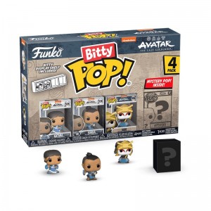 Mini Figures Funko POP Nickelodeon + Bitty Pop! Avatar The Last Airbender 4-Pack Series 4 | UAE852906