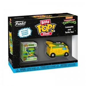 Mini Figures Funko POP Teenage Mutant Ninja Turtles + Bitty Pop! Rides Leonardo and Turtle Van | UAE852833