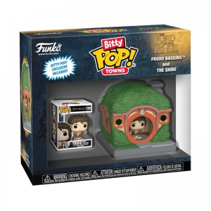Mini Figures Funko POP The Lord of the Rings + Bitty Pop! Towns Frodo Baggins and The Shire | UAE852885