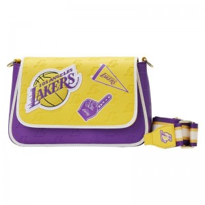 NBA Funko POP NBA + NBA Los Angeles Lakers Patch Icons Crossbody Bag | UAE857332