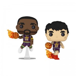 NBA Funko POP NBA + Pop! 8-Bit Karl Malone & John Stockton 2-Pack | UAE857307