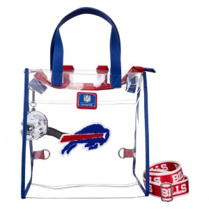 NFL Funko POP NFL + NFL Buffalo Bills Clear Convertible Backpack & Tote Stadium Bag | UAE857384