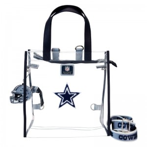 NFL Funko POP NFL + NFL Dallas Cowboys Clear Convertible Backpack & Tote Stadium Bag | UAE857393