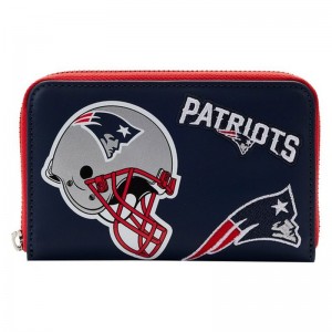NFL Funko POP NFL + NFL New England Patriots Patches Zip Around Wallet | UAE857434