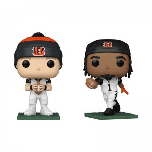 NFL Funko POP NFL + Pop! Joe Burrow & Ja'Marr Chase 2-Pack | UAE857377