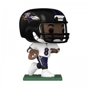 NFL Funko POP NFL + Pop! Lamar Jackson (Away Uniform) | UAE857438