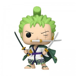 One Piece Funko POP One Piece + Pop! Roronoa Zoro (Three Sword Style) (Glow) | UAE857487