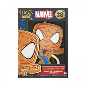 Pins Funko POP Marvel + Pop! Pin Gingerbread Spider-Man | UAE853012