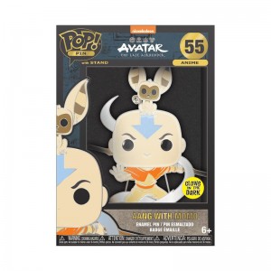 Pins Funko POP Nickelodeon + Pop! Pin Aang with Momo (Glow) | UAE853020