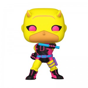 Pop! Funko POP Marvel + Pop! Jumbo Daredevil (Yellow & Red) (Black Light) | UAE853936