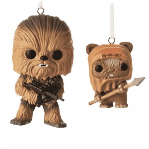 Star Wars Funko POP Star Wars + Chewbacca & Wicket Ornament | UAE857760