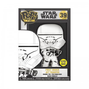 Star Wars Funko POP Star Wars + Pop! Pin First Order Jet Trooper (Glow) | UAE857769