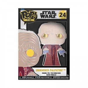Star Wars Funko POP Star Wars + Pop! Pin Unhooded Palpatine | UAE857784