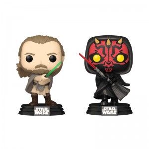 Star Wars Funko POP Star Wars + Pop! Qui-Gon Jinn vs. Darth Maul 2-Pack | UAE857732