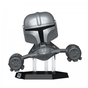 The Mandalorian Funko POP Star Wars + Pop! Rides Super Deluxe The Mandalorian in N-1 Starfighter with R5-D4 | UAE857827