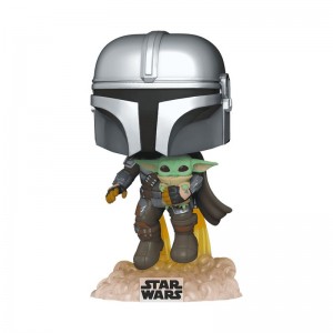 The Mandalorian Funko POP Star Wars + Pop! The Mandalorian Flying with Jet Pack | UAE857841