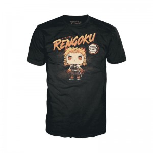 Vetement Funko POP Demon Slayer + Kyojuro Rengoku Boxed Tee | UAE852779